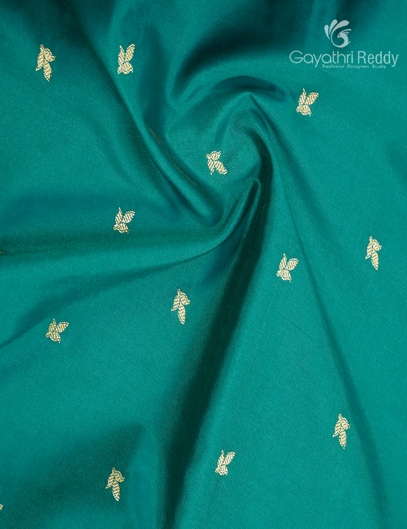 Semi Katan Silk Saree in Turquoise