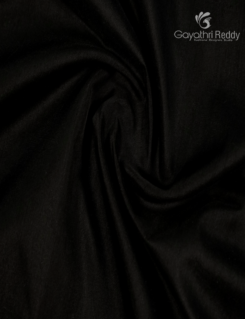Pure Chanderi Sico Saree in Black