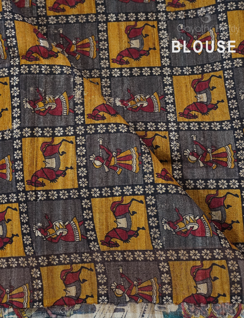 PURE DESI TUSSAR SILK-TS1382