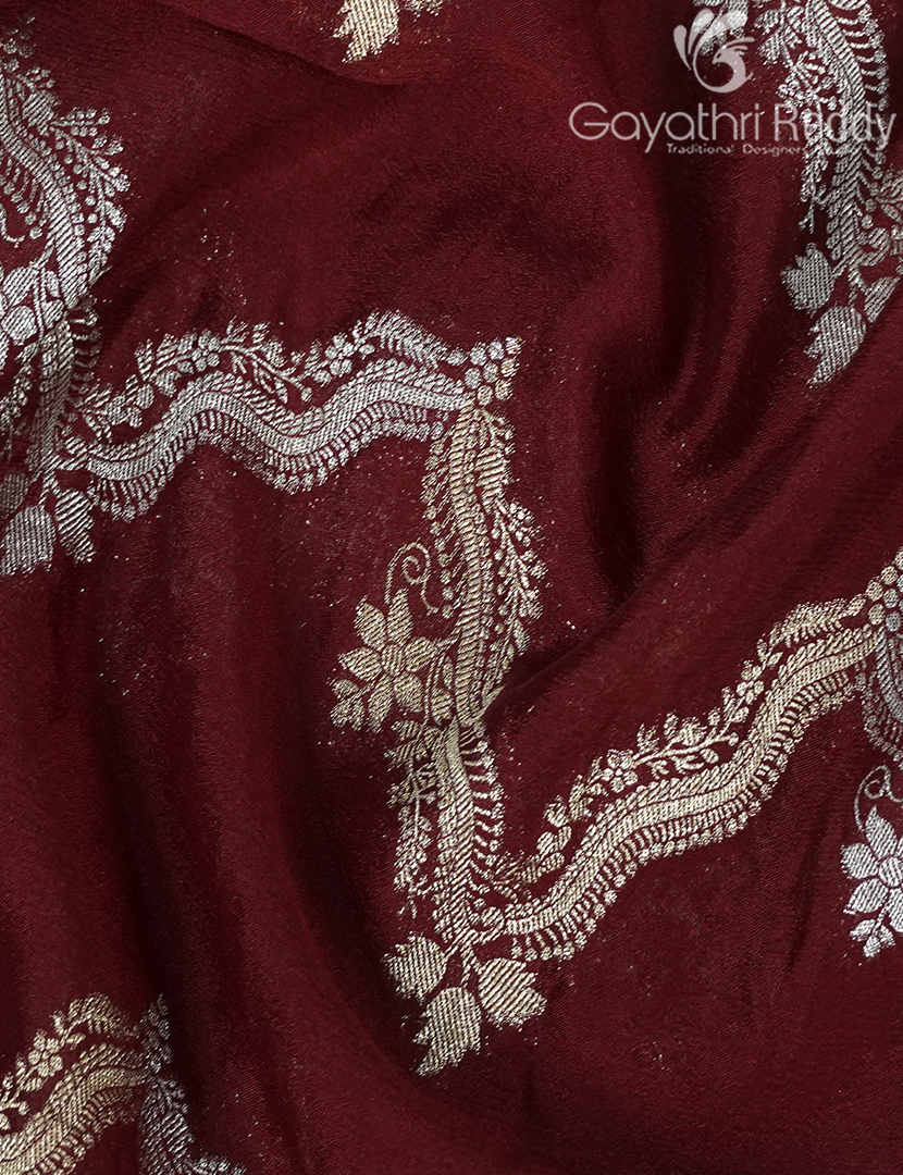 SEMI MYSORE CREPE SAREE-SMC335