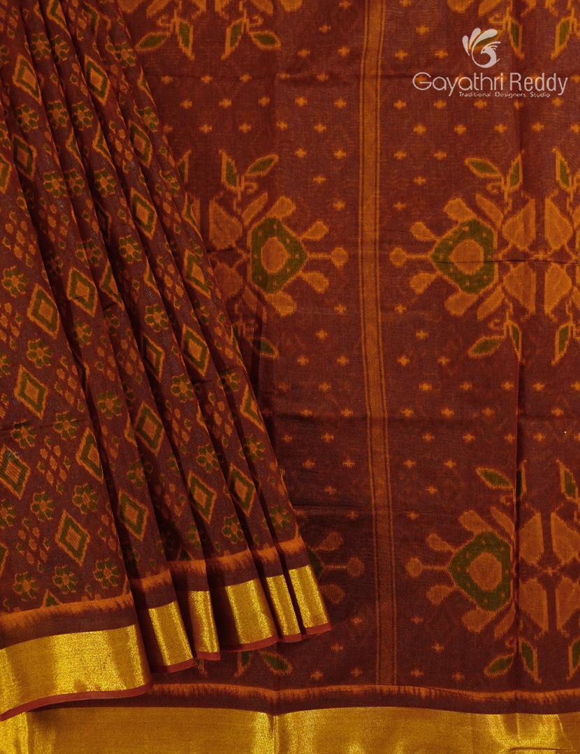 PURE CHANDERI COTTON SAREE -PCCS1