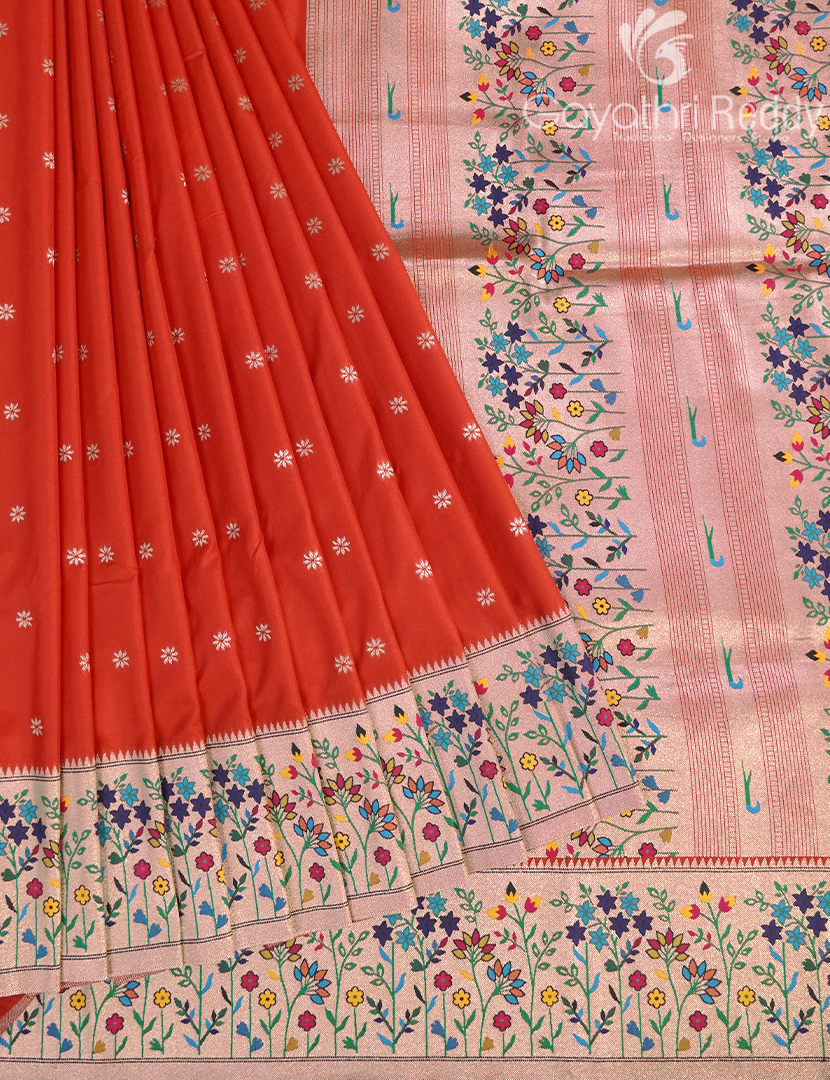 SEMI PAITHANI SAREE-SPS43