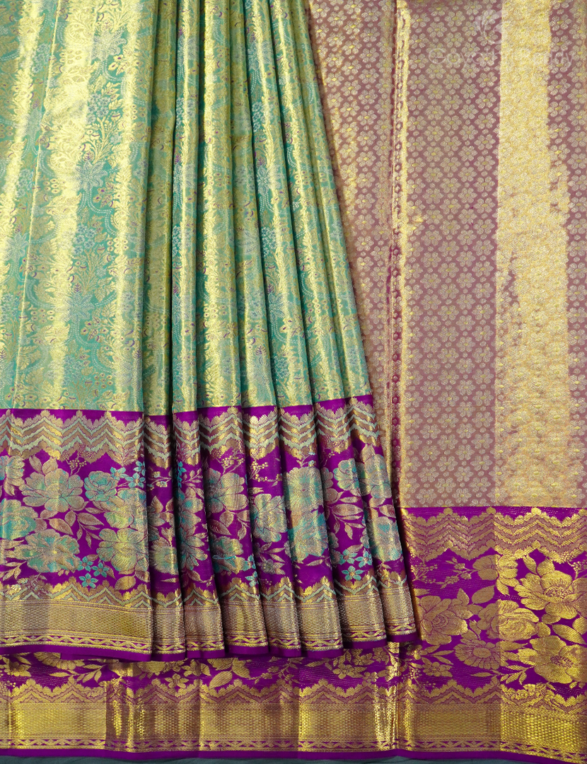 PURE KANCHI PATTU PAVADA(FREE SIZE)-KPL823