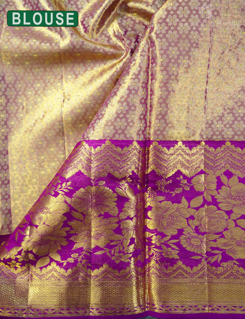 PURE KANCHI PATTU PAVADA(FREE SIZE)-KPL823