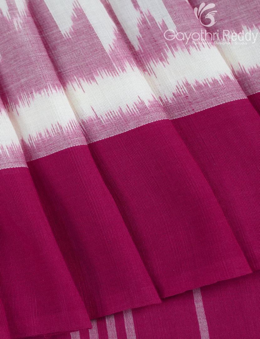 PURE IKKAT COTTON (H.L) SAREE-IKC1072
