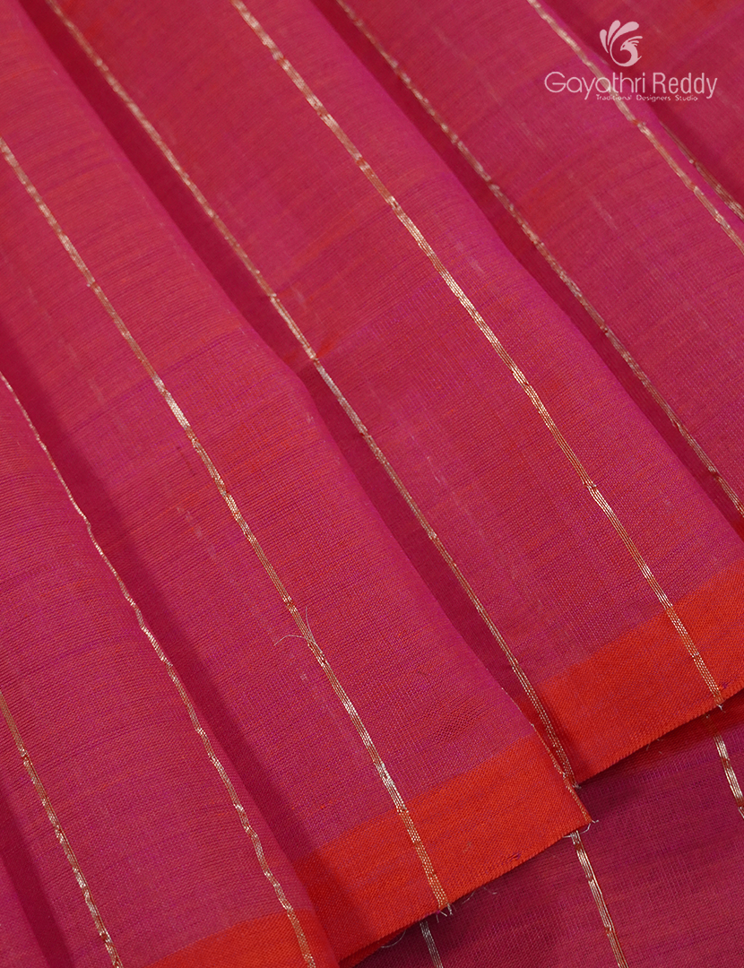 Pure Arani Sico Saree in Fuchsia Pink