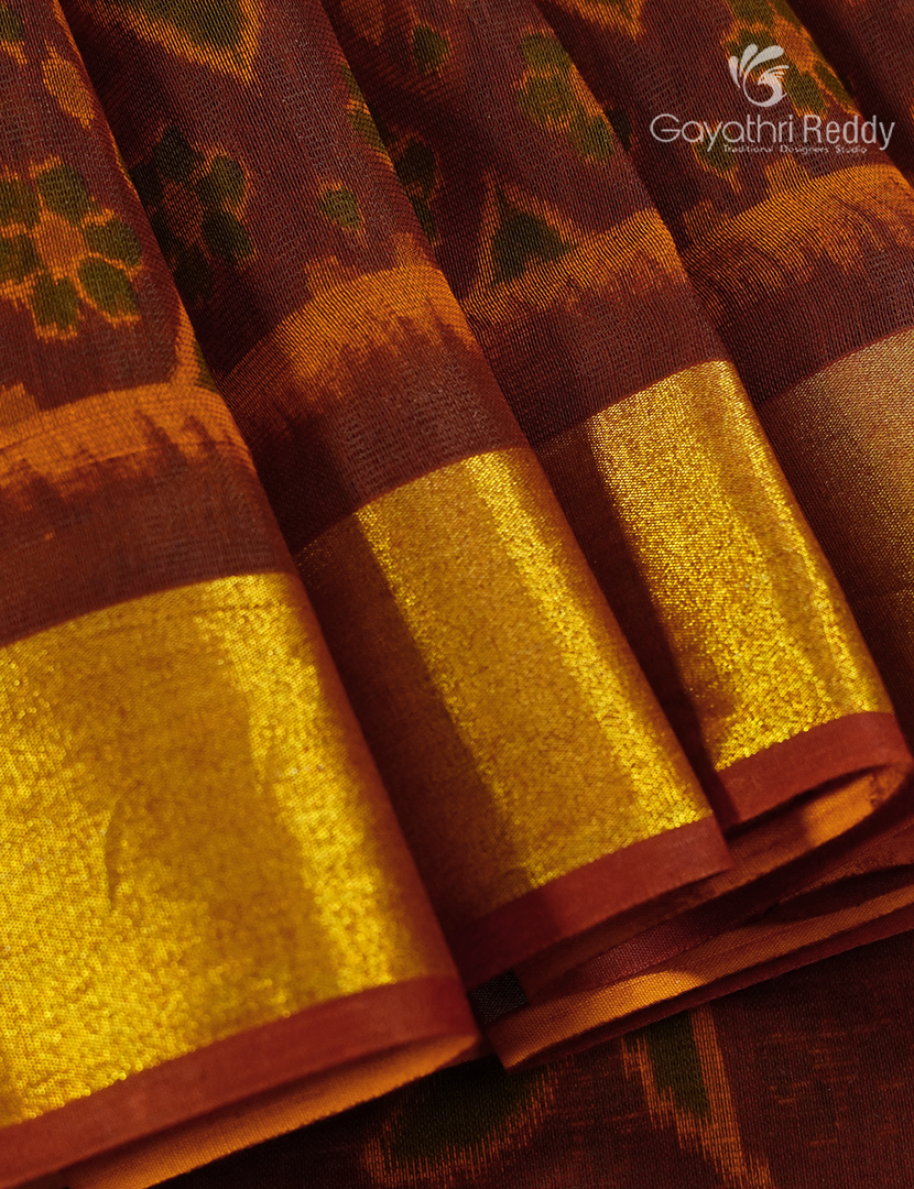 PURE CHANDERI COTTON SAREE -PCCS1