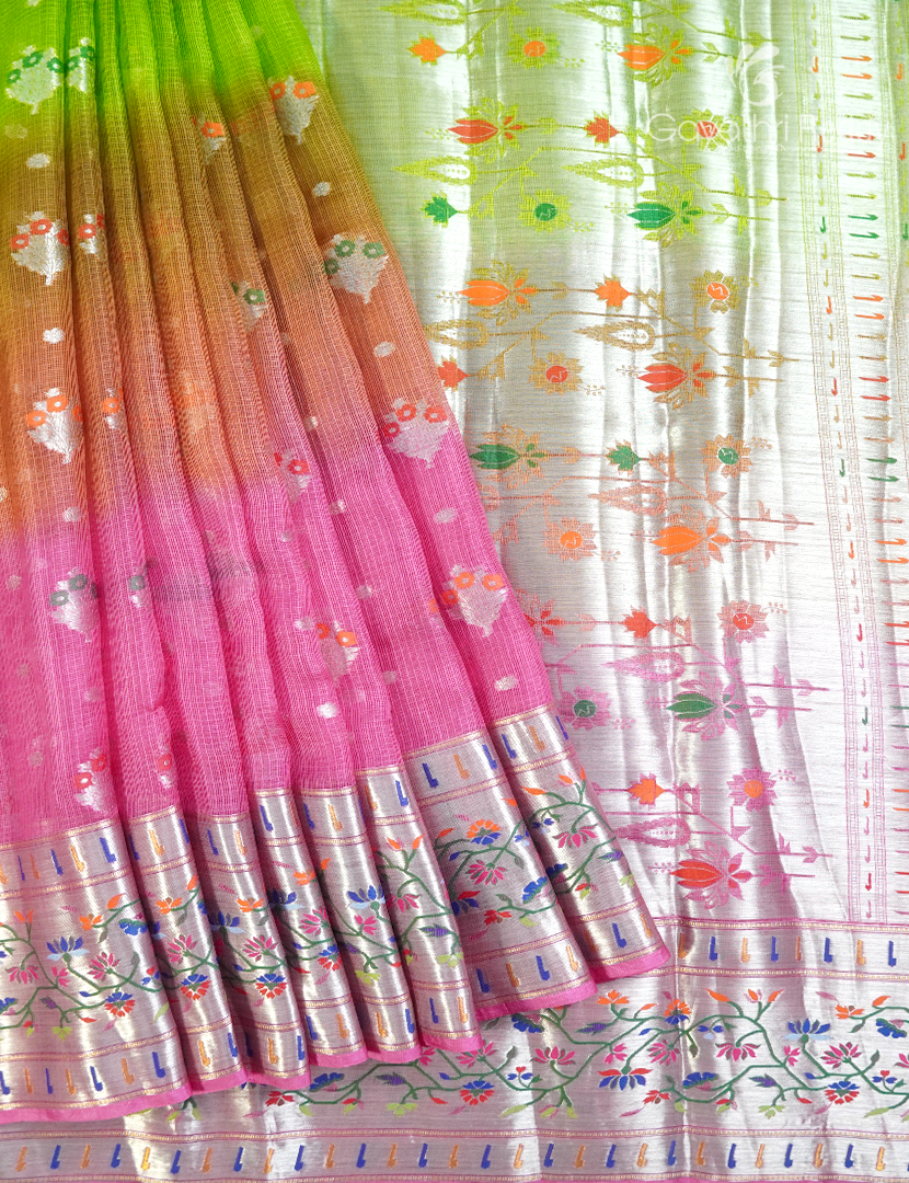 PURE SILK KOTA PAITHANI SAREE-PSK413
