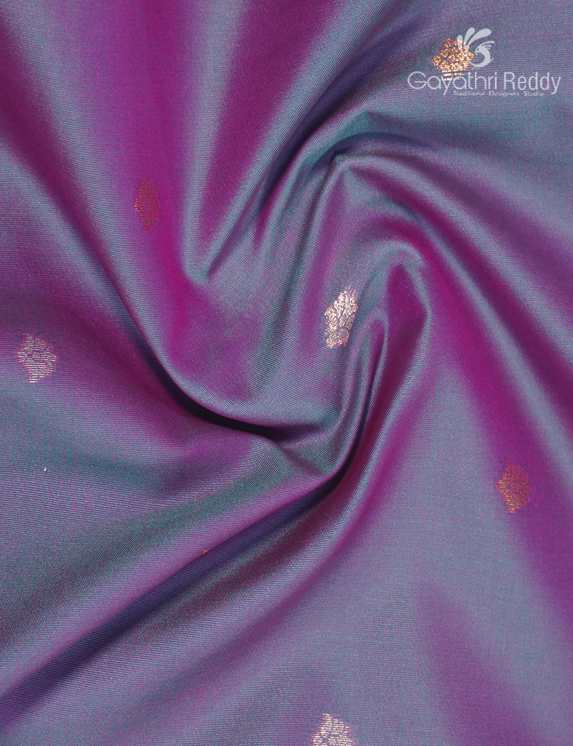 Semi Kanchipuram Art Silk Saree in Grey