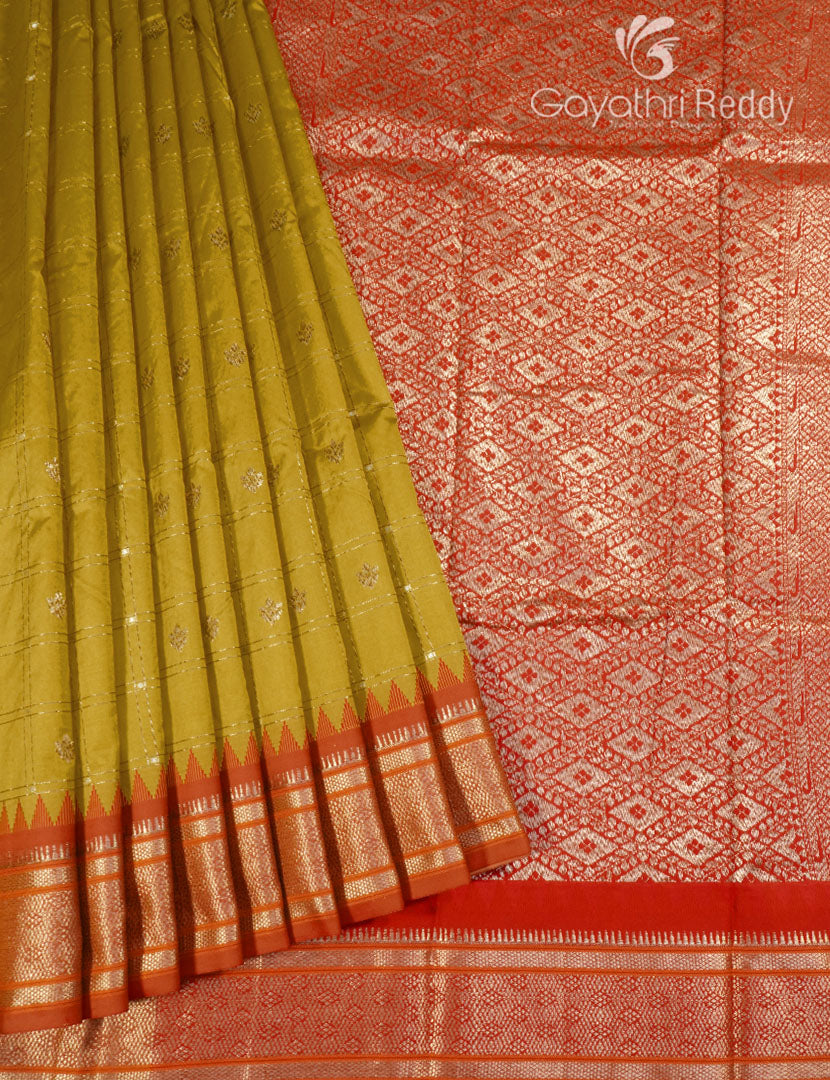 SEMI KATAN SAREE-SKN178