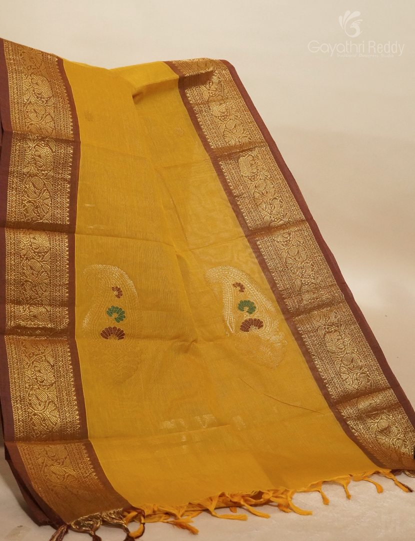 PURE KANCHI COTTON RICH PALLU-KC2612