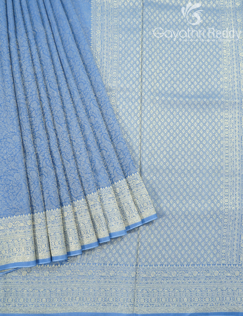 MYSORE CREPE BROCADE SAREE-MCB40