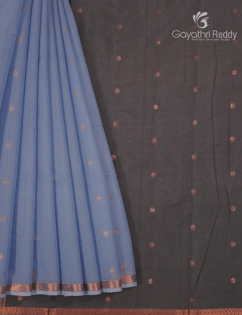 Sico Saree in Grey and Concrete Grey