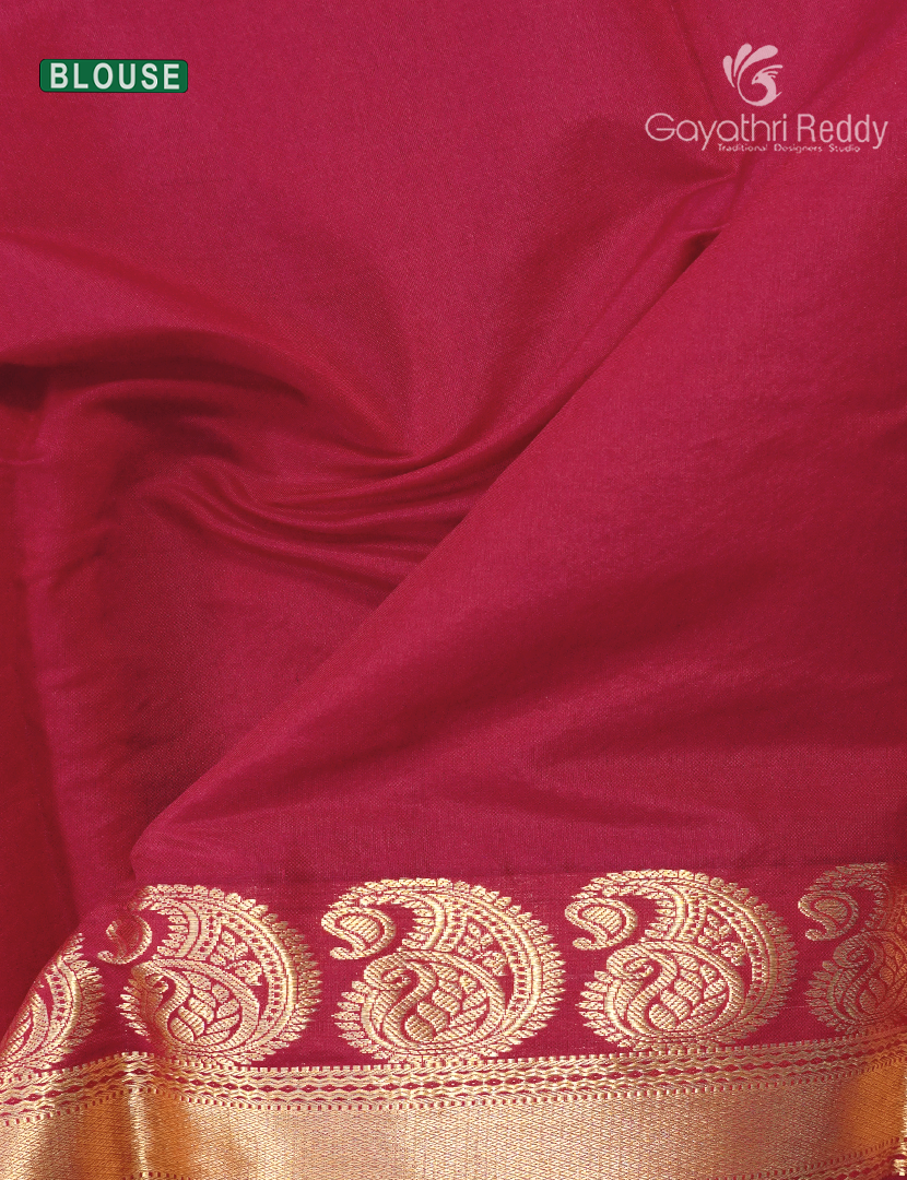 Pure Kanchi Sico Saree in Pale Yellow and Rani Pink
