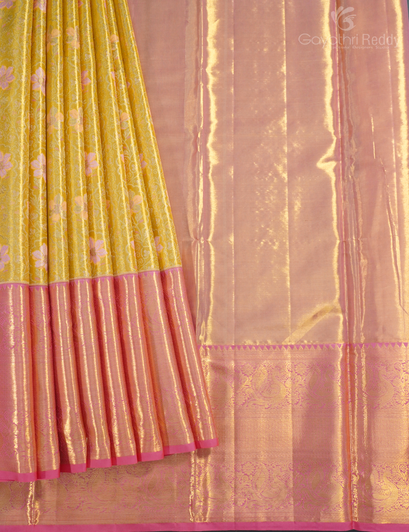 PURE KANCHI PATTU PAVADA(FREE SIZE)-KPL825