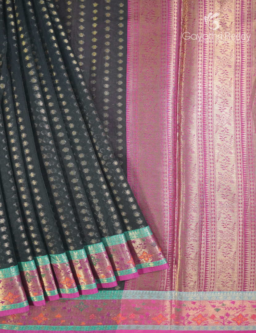 PURE BANARAS NETTED SAREE-BKS154