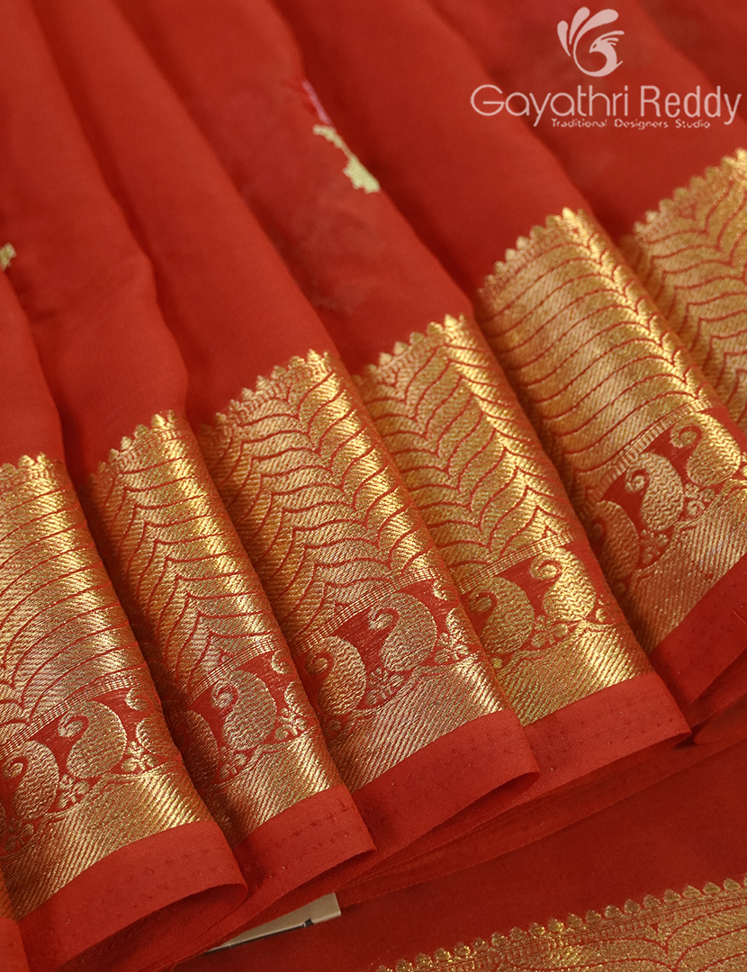 CHIFFON FANCY SAREE-PCF323