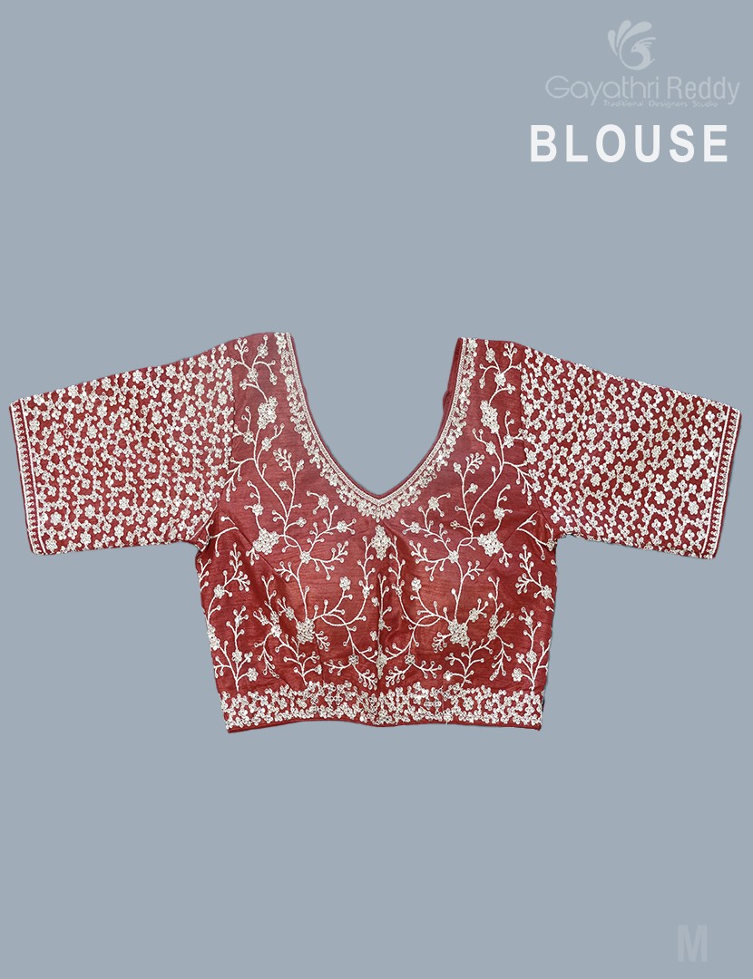 INDIAN CREPE FANCY WITH READYMADE BLOUSE-FA4322