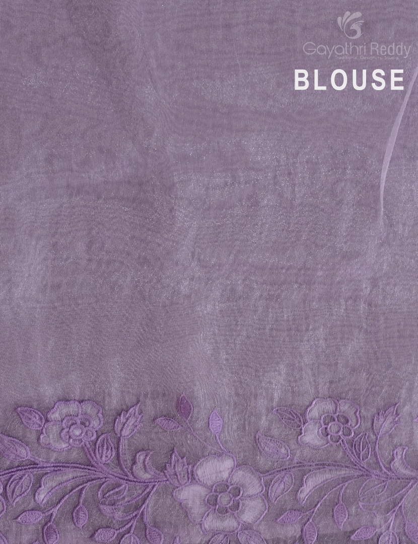 GLASS ORGANZA HAND WORK SAREE-FO703