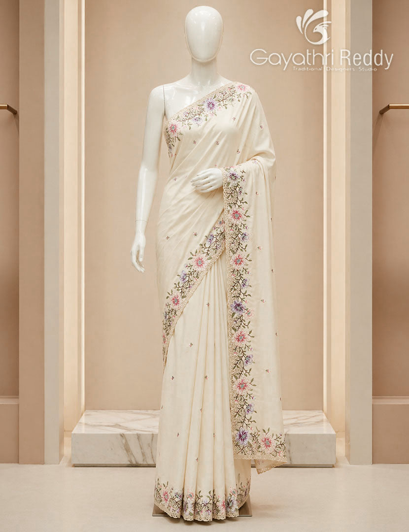 SEMI DUPION SILK SAREE-SDS93