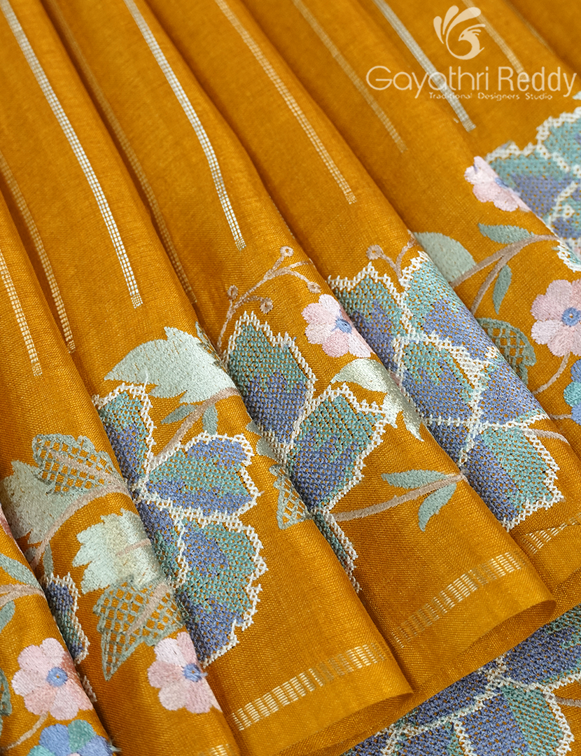 SEMI TUSSAR SAREE -ST1036