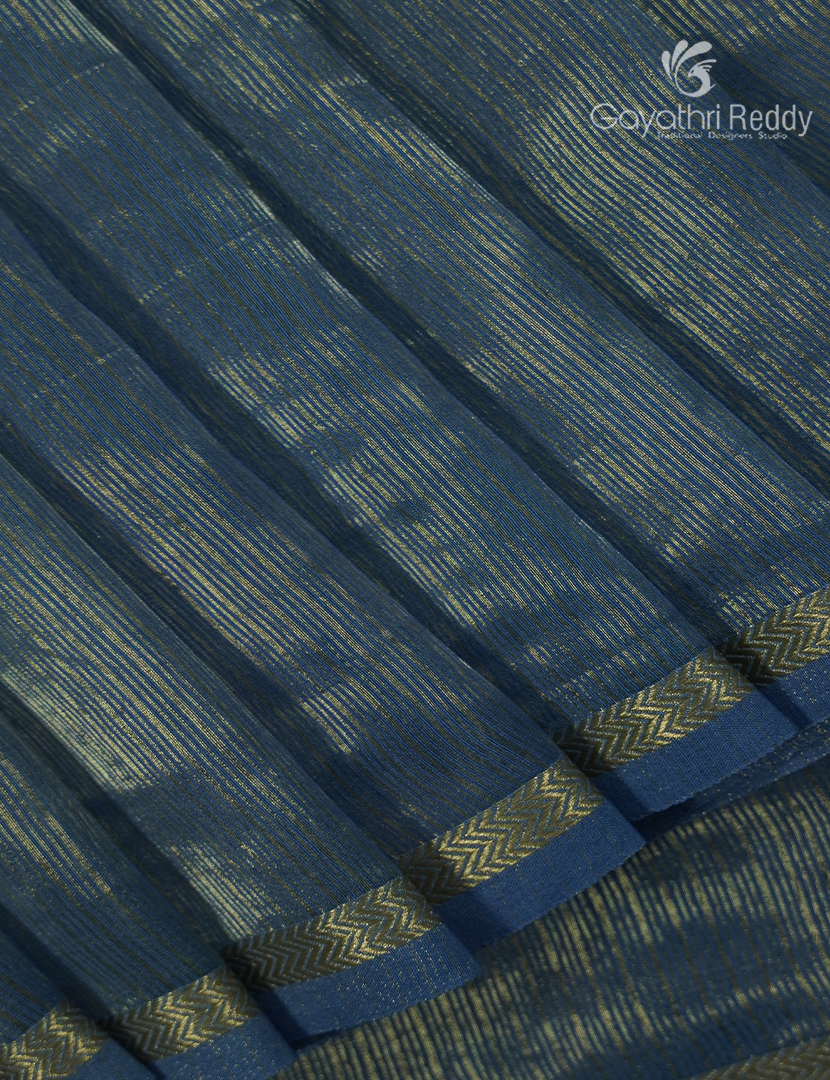 Pure Tissue Saree in Blue
