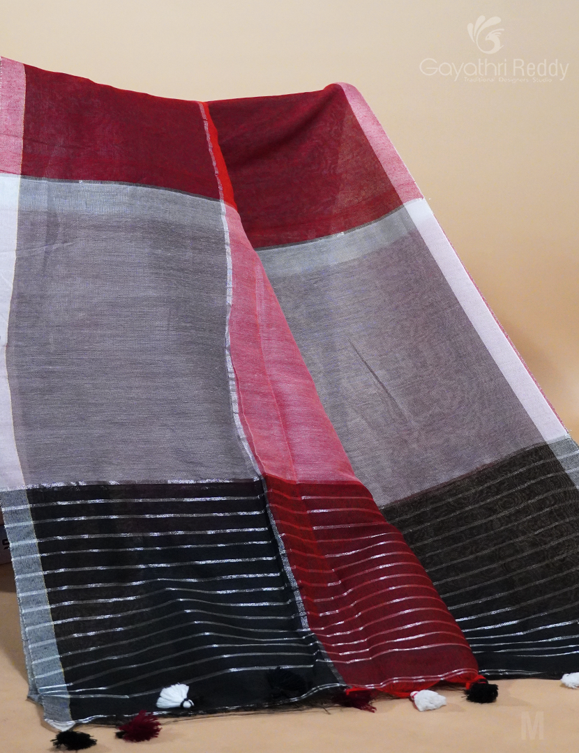 KHADI COTTON (WITHOUT BLOUSE)-KHC439