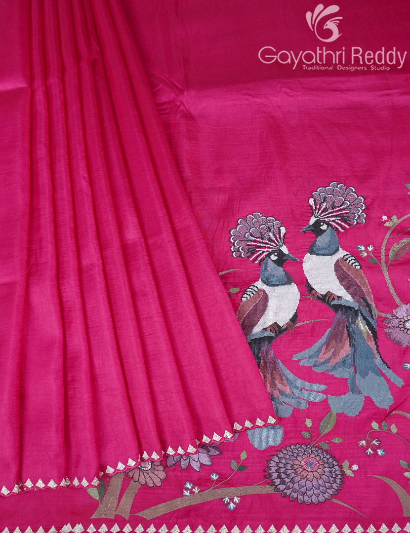 DUPION SILK FANCY SAREE -DSF31