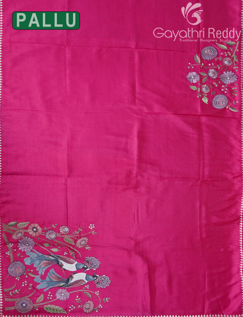 DUPION SILK FANCY SAREE -DSF31