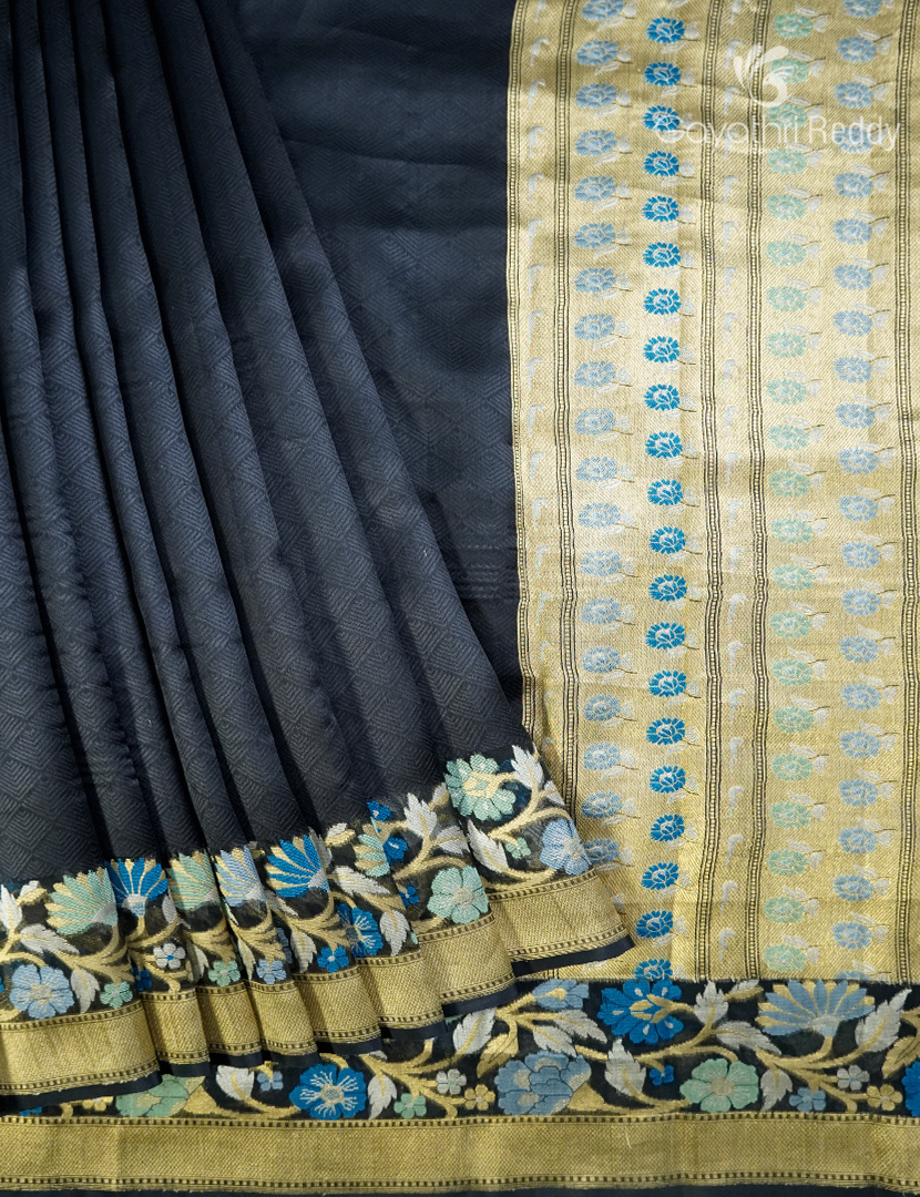 PURE BANARAS TUSSAR SILK-BTS122