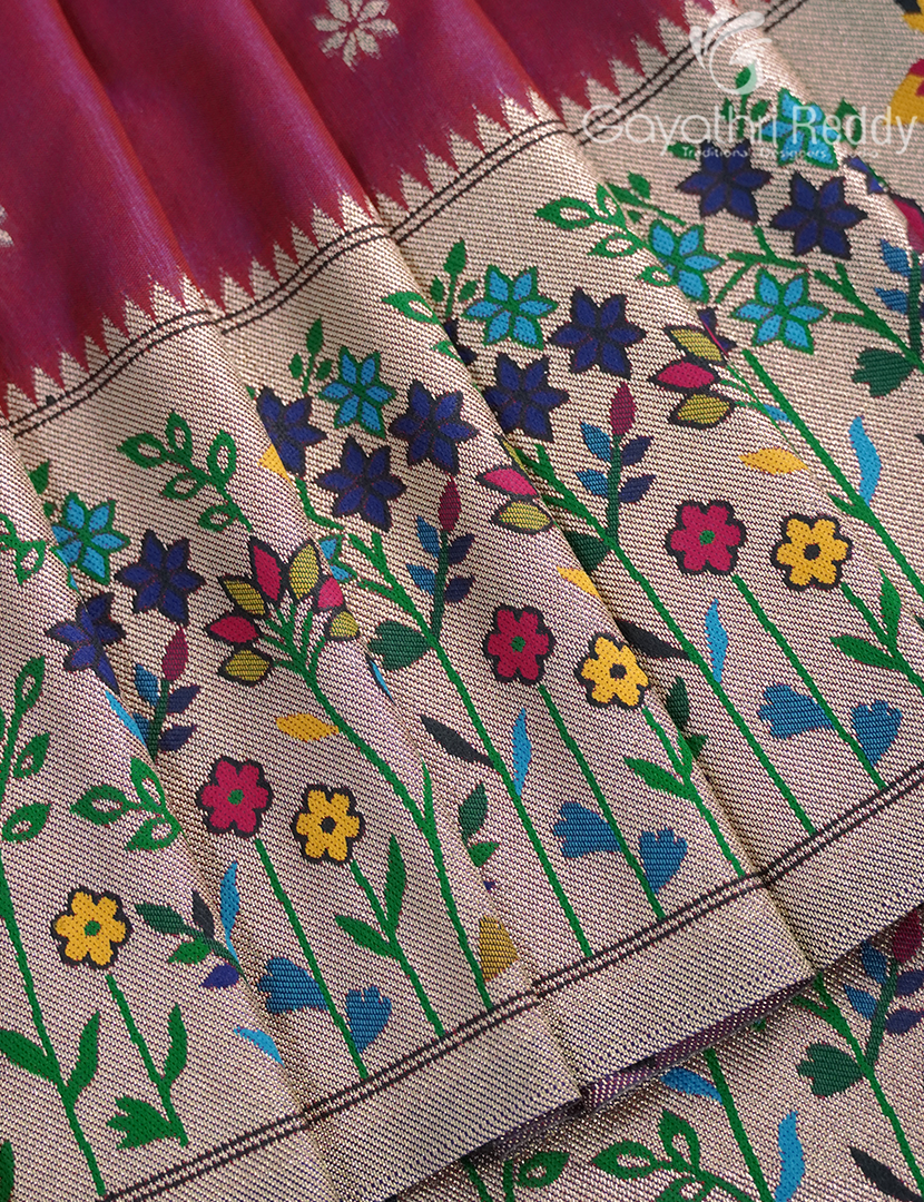 SEMI PAITHANI SAREE-SPS45