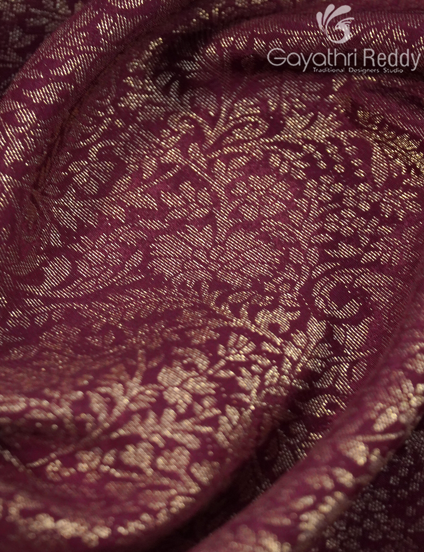 MYSORE CREPE BROCADE SAREE-MCB41