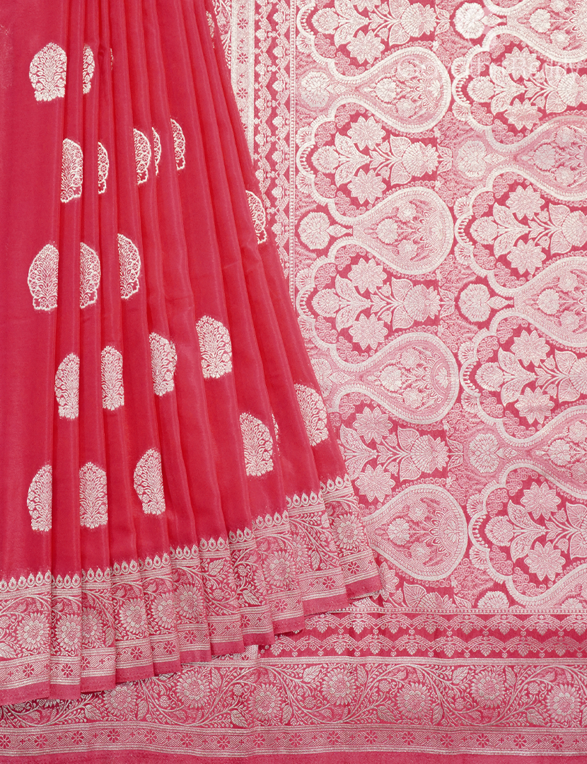 CHIFFON FANCY SAREE-PCF275