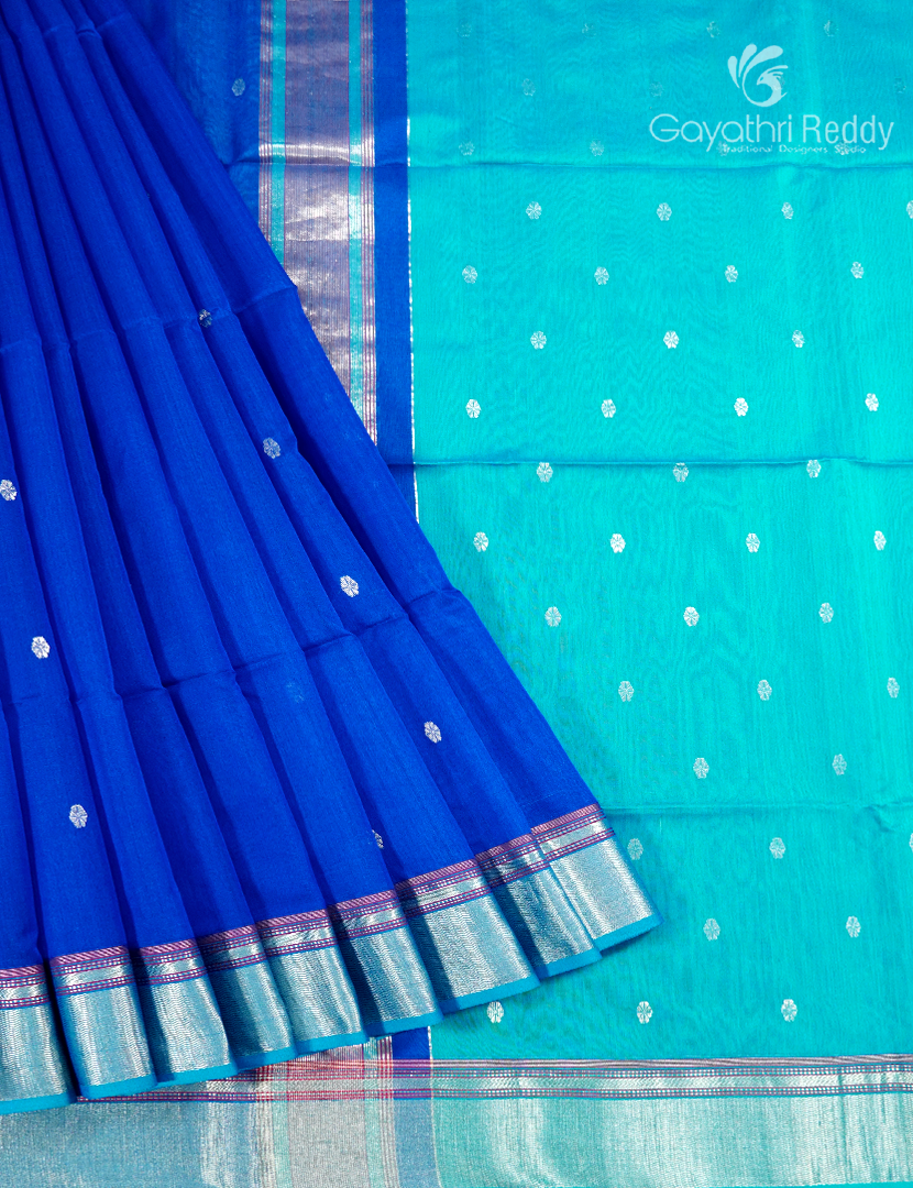 PURE CHANDERI BUTTA SAREES -CPS1208