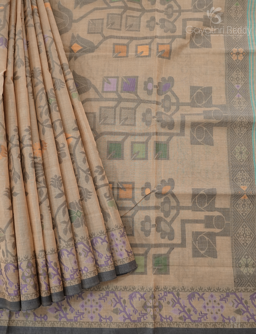 JAMDANI COTTON(WITHOUT BLOUSE)-JMC449