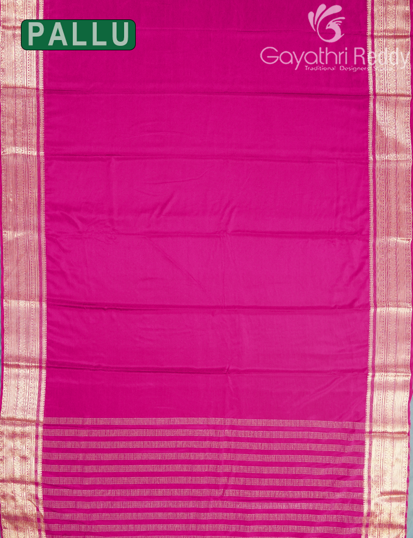 SEMI MYSORE CRAPE SAREE-SMC388