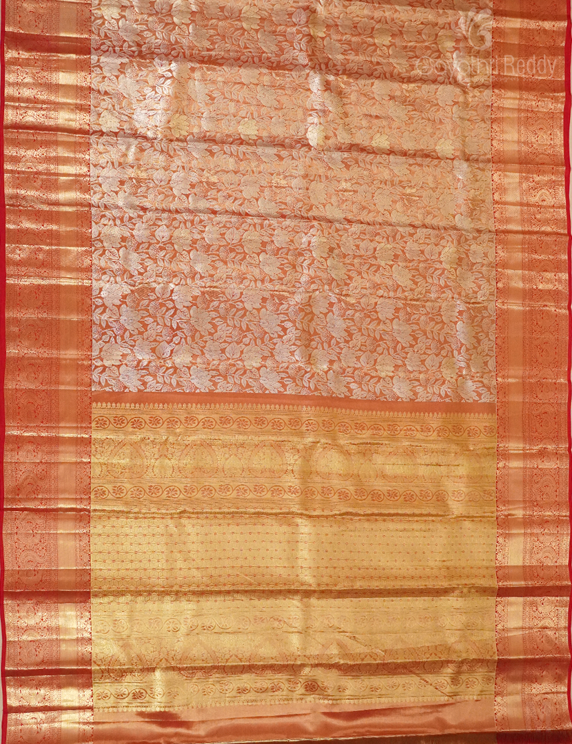 PURE KANCHI TISSUE SAREE-KP6844