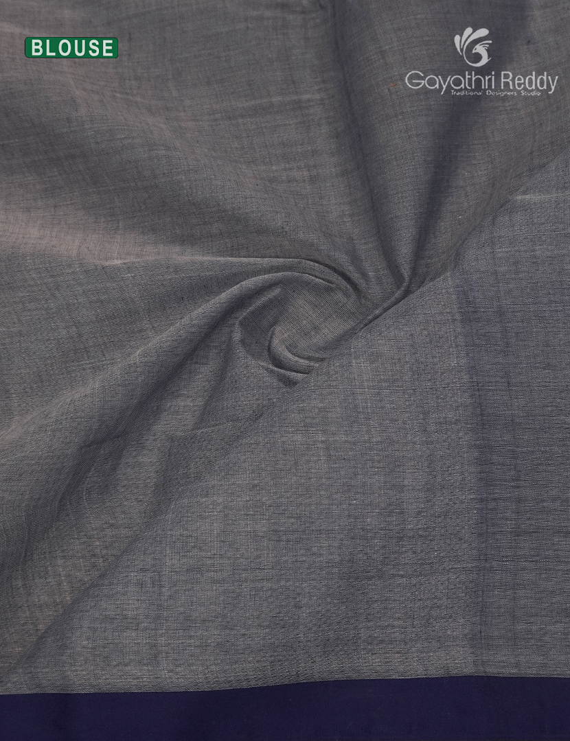 Jamdani Cotton Saree in Grey