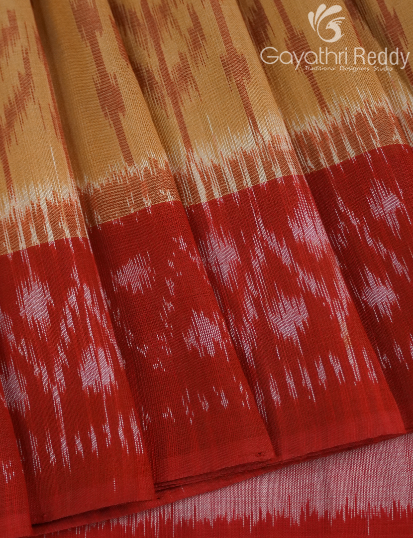 PURE IKKAT COTTON (H.L) SAREE-IKC1075