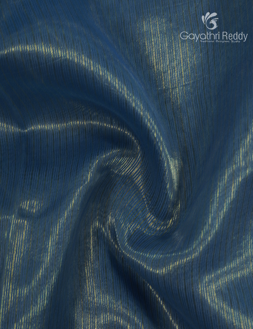 Pure Tissue Saree in Blue