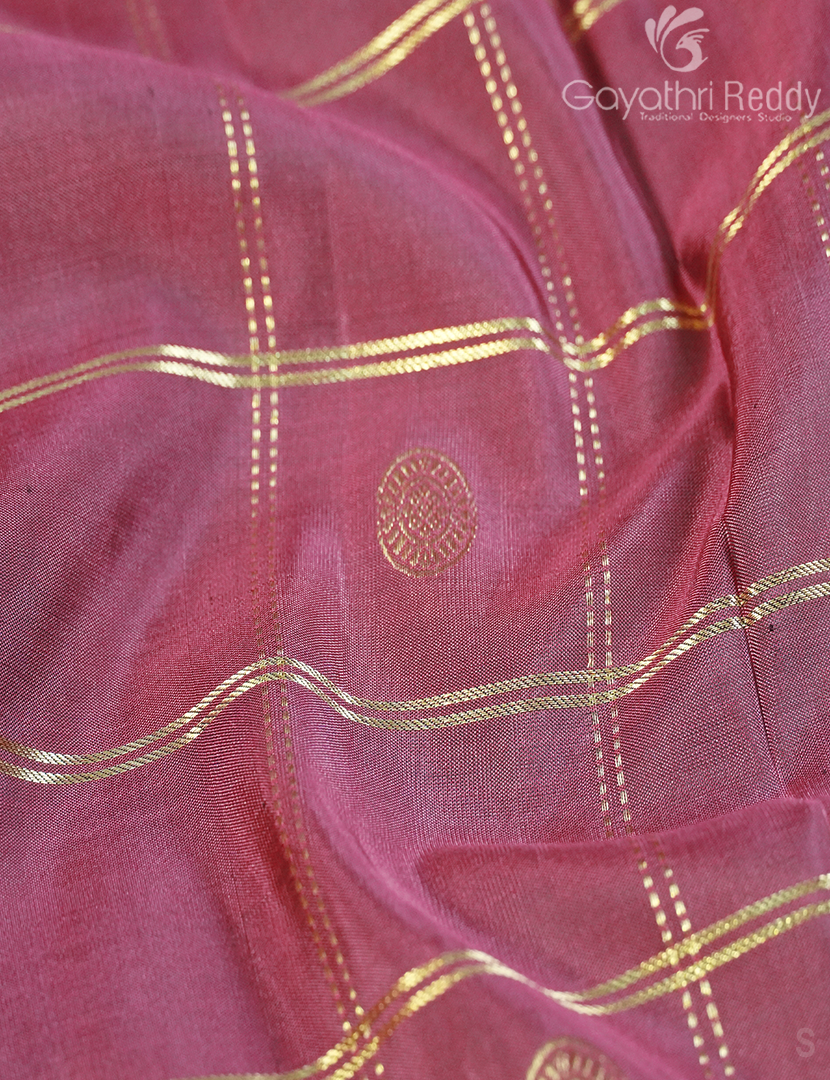 PURE KANCHI PATTU MEDIUM BORDER SAREE-KP8381