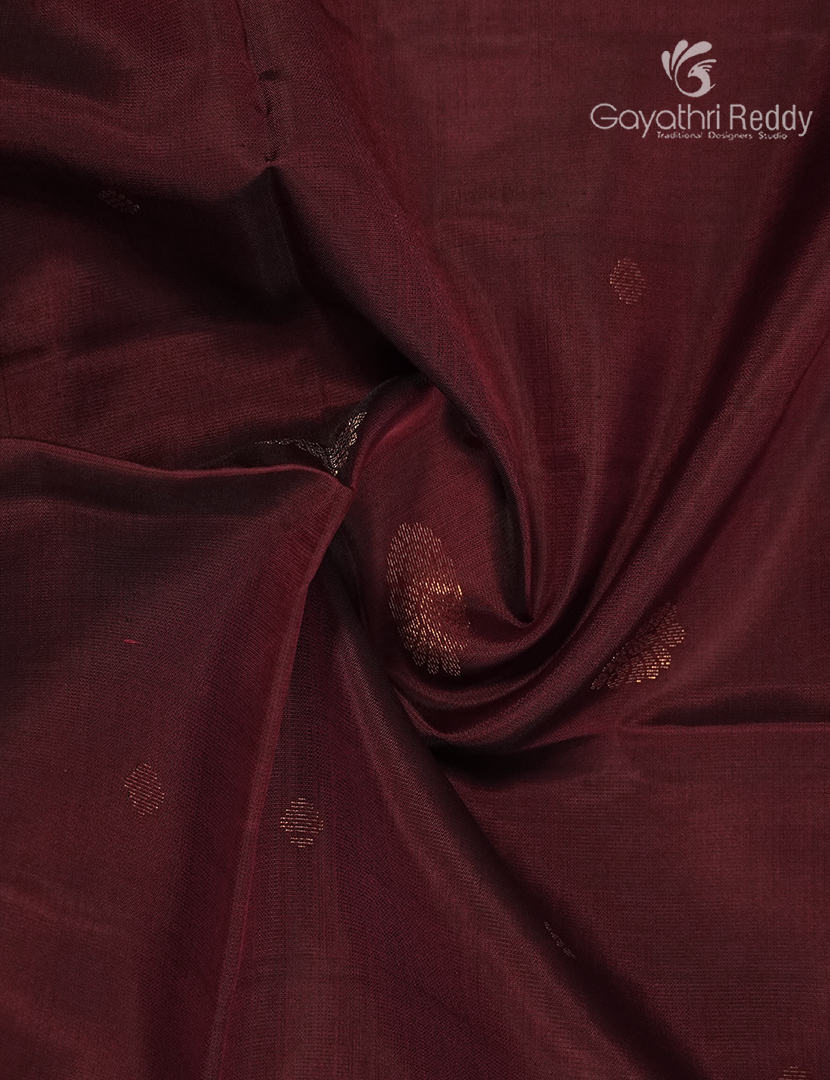Pure Kanchipuram Soft Silk Saree in Maroon and Lime Green