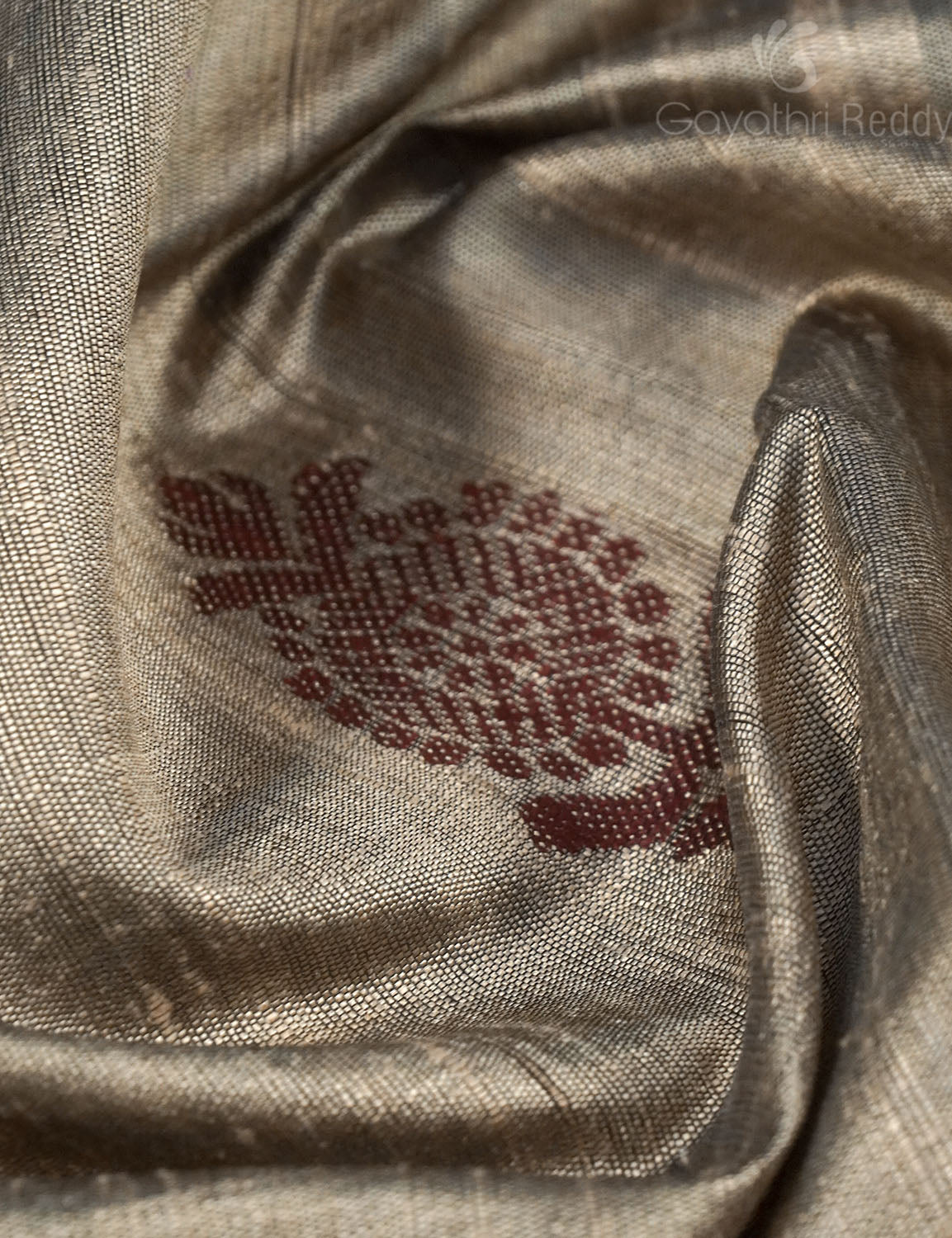 PURE KHADI PATTU SAREE-KHP1303