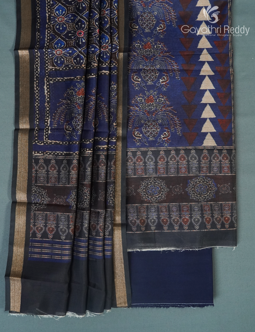 white christmas dresses Pure Chanderi Cotton Banarasi Dress material — The Handlooms main image 1