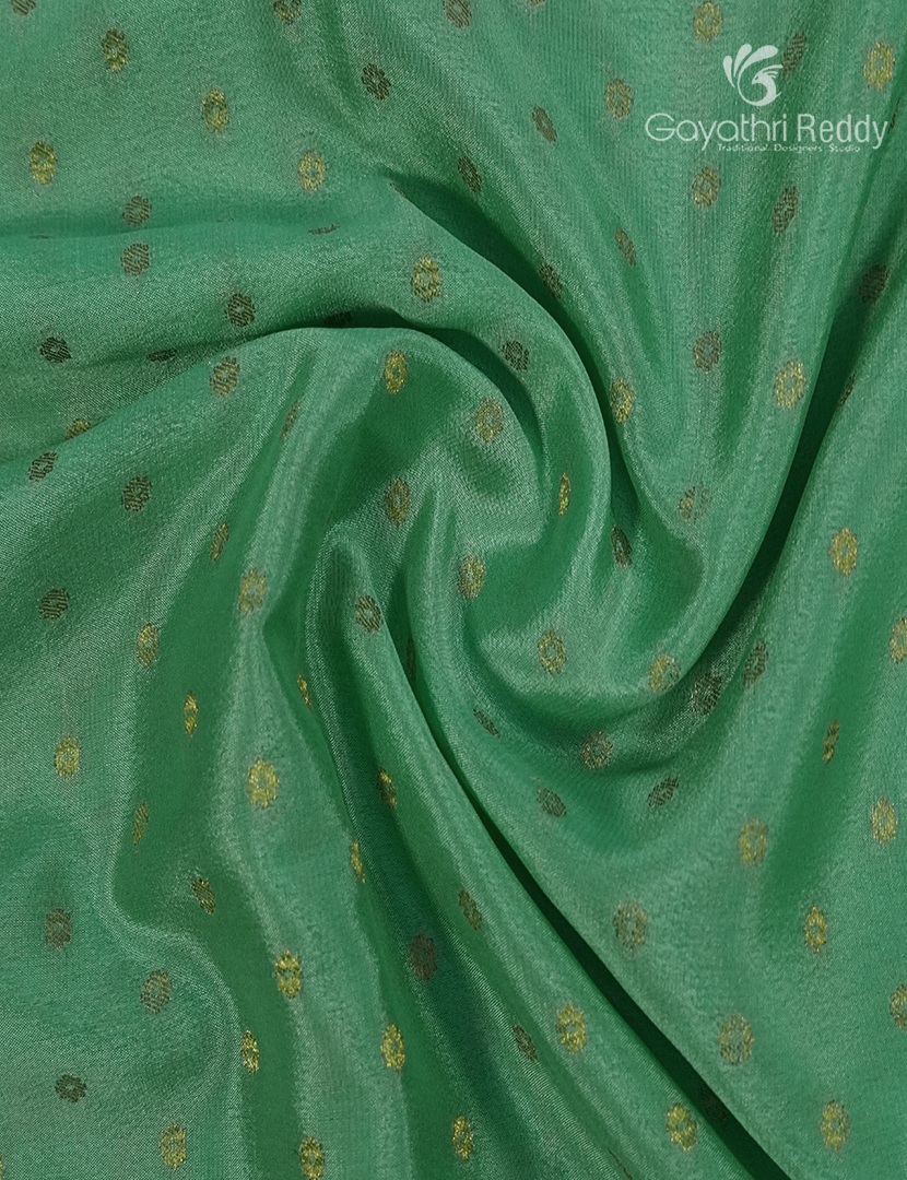 Pure Mysore Silk Saree in Pista Green