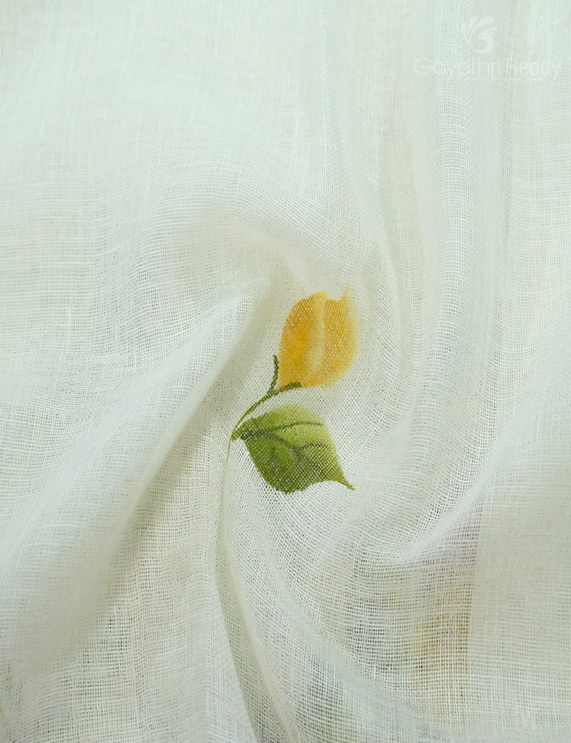 PURE LINEN SAREE-L1337