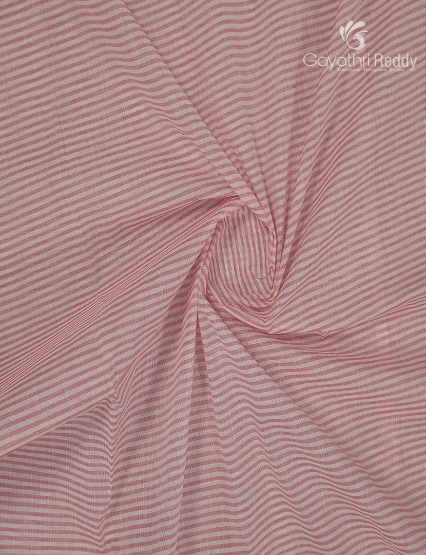 Pure Kanchi Cotton Printed Saree in Peach