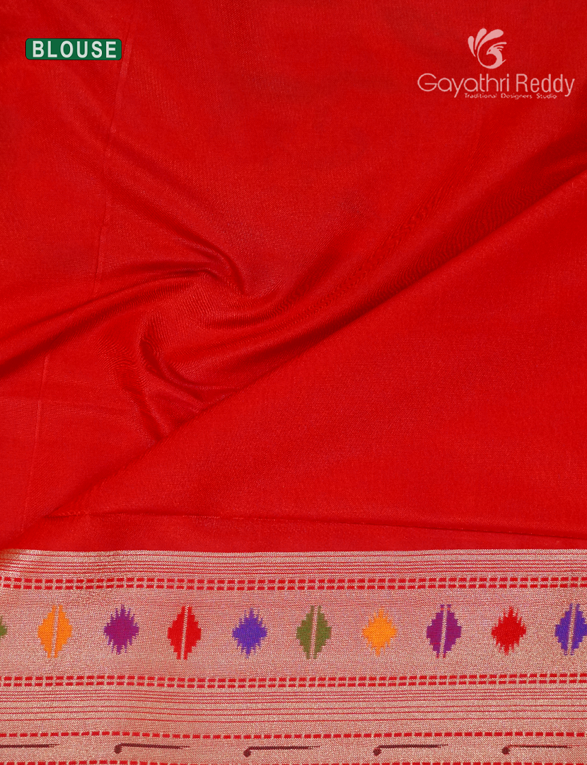 Semi Kanchipuram Silk Fancy Saree in Gold Tissue