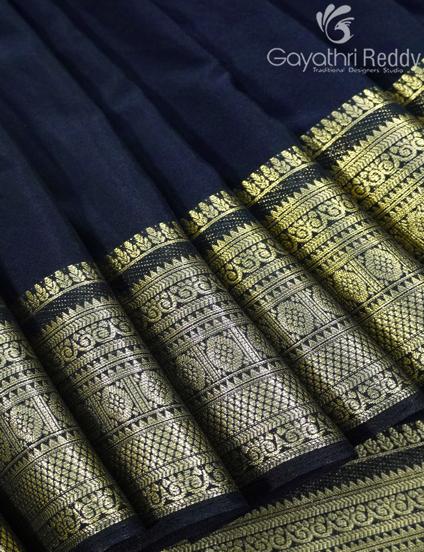 SEMI MYSORE CREPE SAREE-SMC389