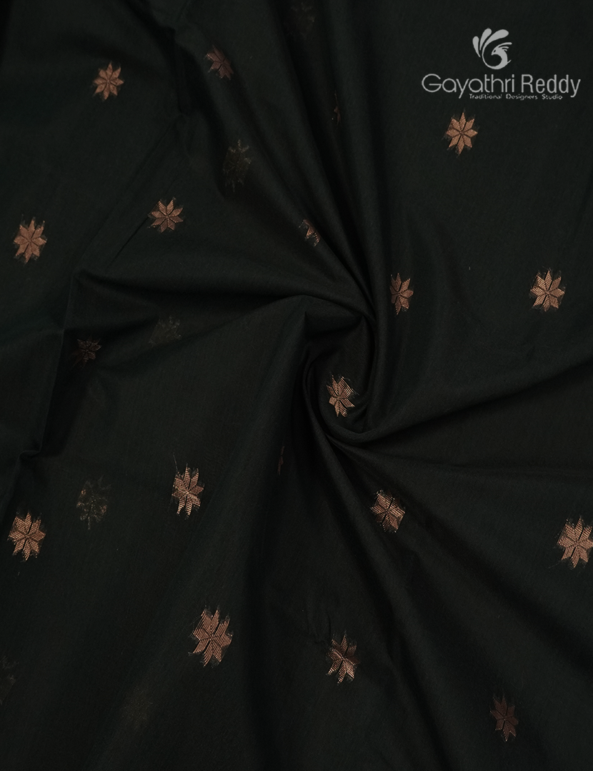 Kanchipuram Sico Saree in Bottle Green and Magenta